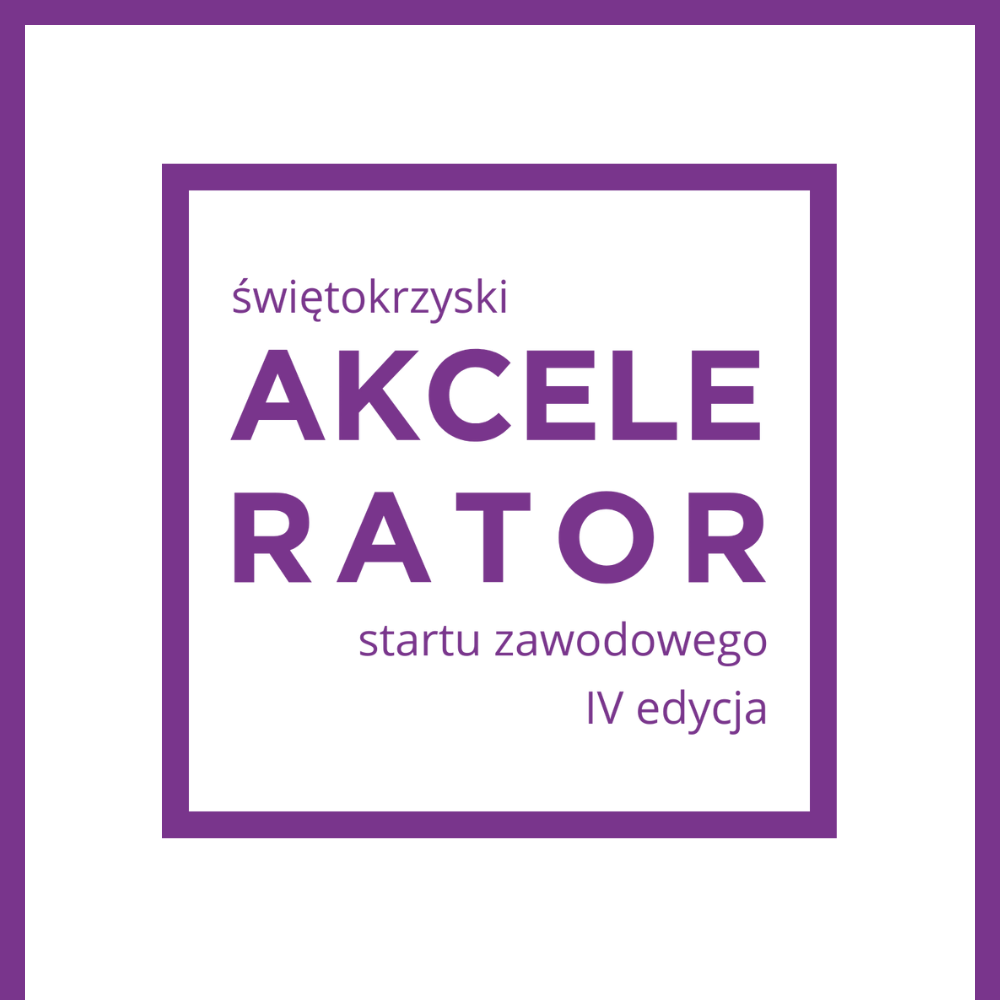 Logo Świętokrzyski Akcelerator Startu Zawodowego IV Edycja